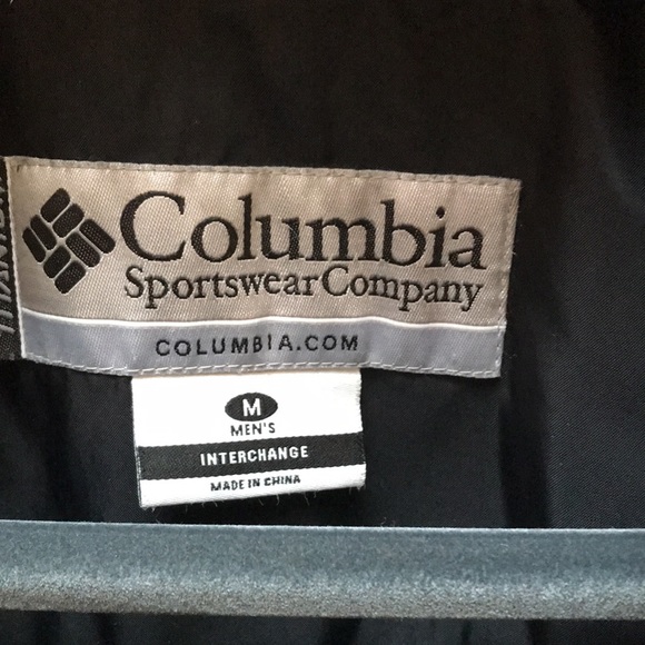 Men's Columbia Interchange Omni-shield Black coat sz M medium - Picture 5 of 11